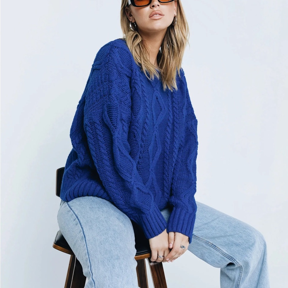 Anaya Oversized Sweater Monday Blues